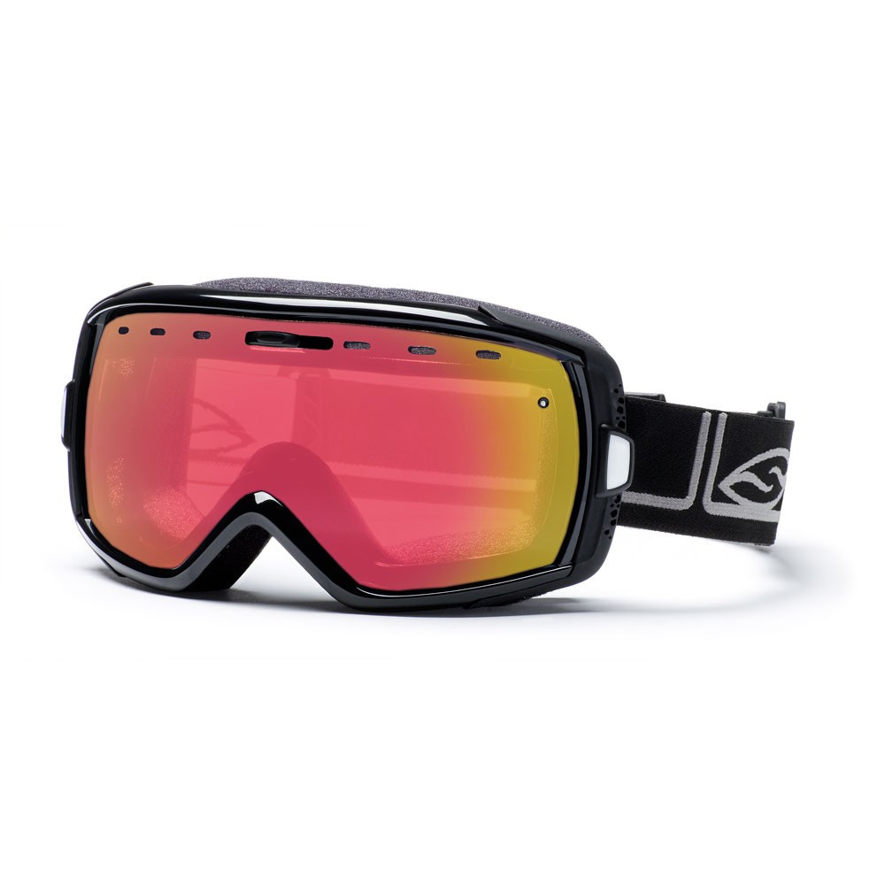 Smith Heiress Womens Goggles, Black Foundation-Red Sensor Mi, medium