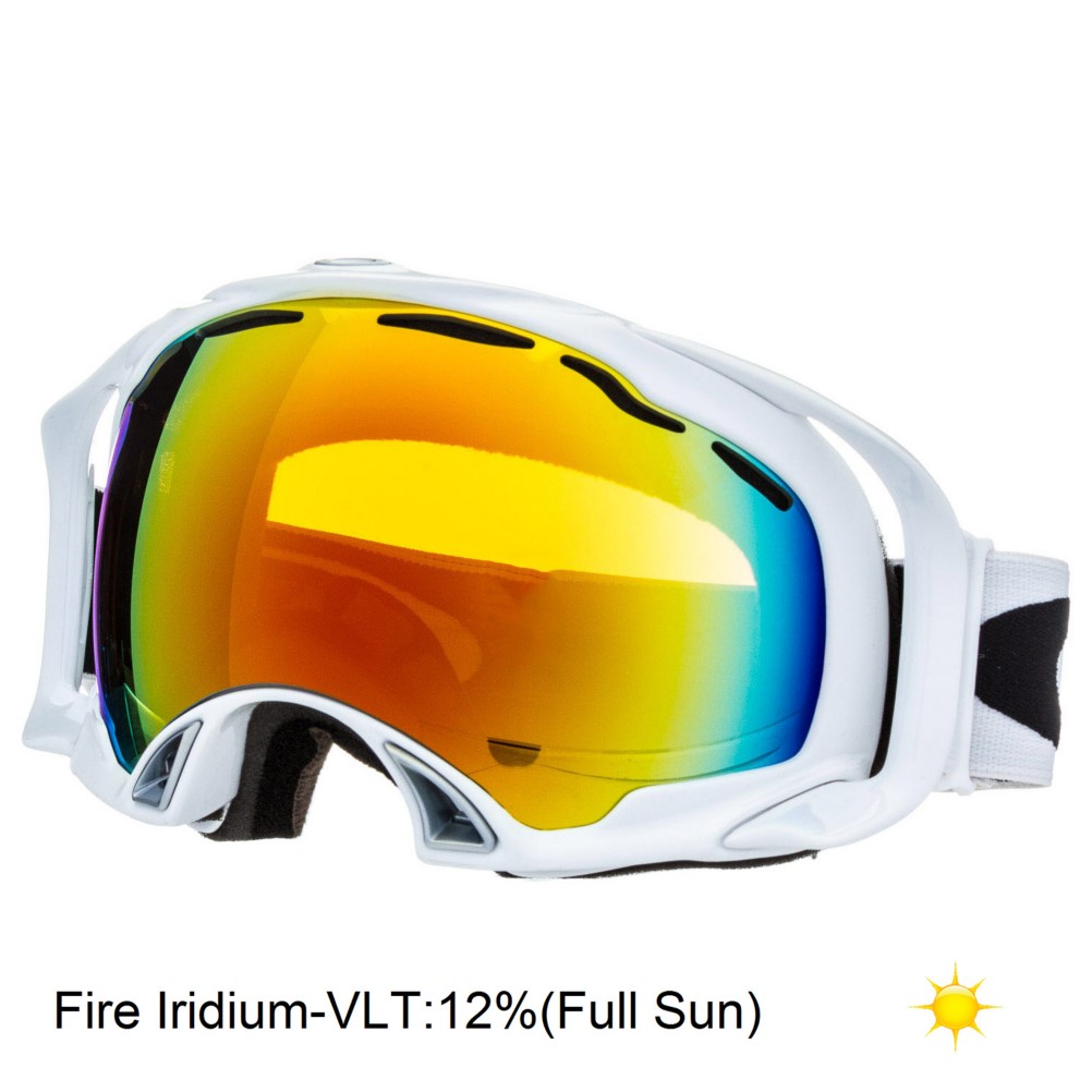 Oakley Splice Goggles 2014, Polished White-Fire Iridium, swatch