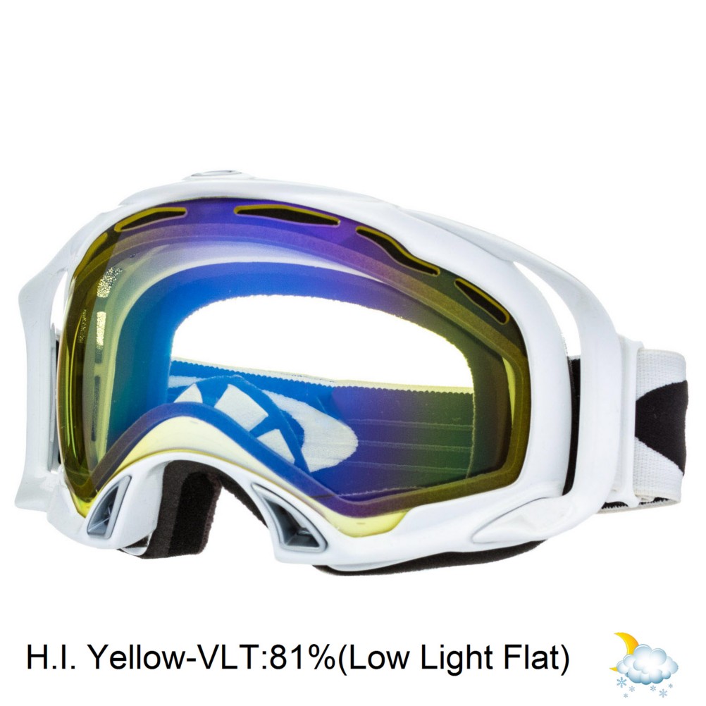 Oakley Splice Goggles 2014, Polished White-H.i. Yellow, swatch