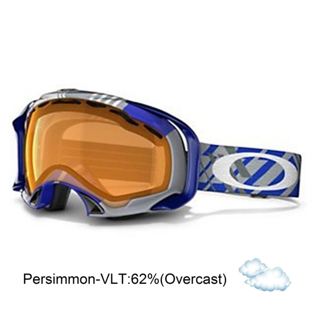 Oakley Splice Goggles 2013, Tech Blue Plaid-Persimmon, swatch
