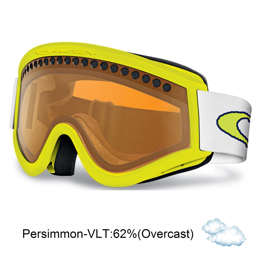 Oakley L Frame OTG Goggles 2013, Lightning Green-Persimmon, swatch