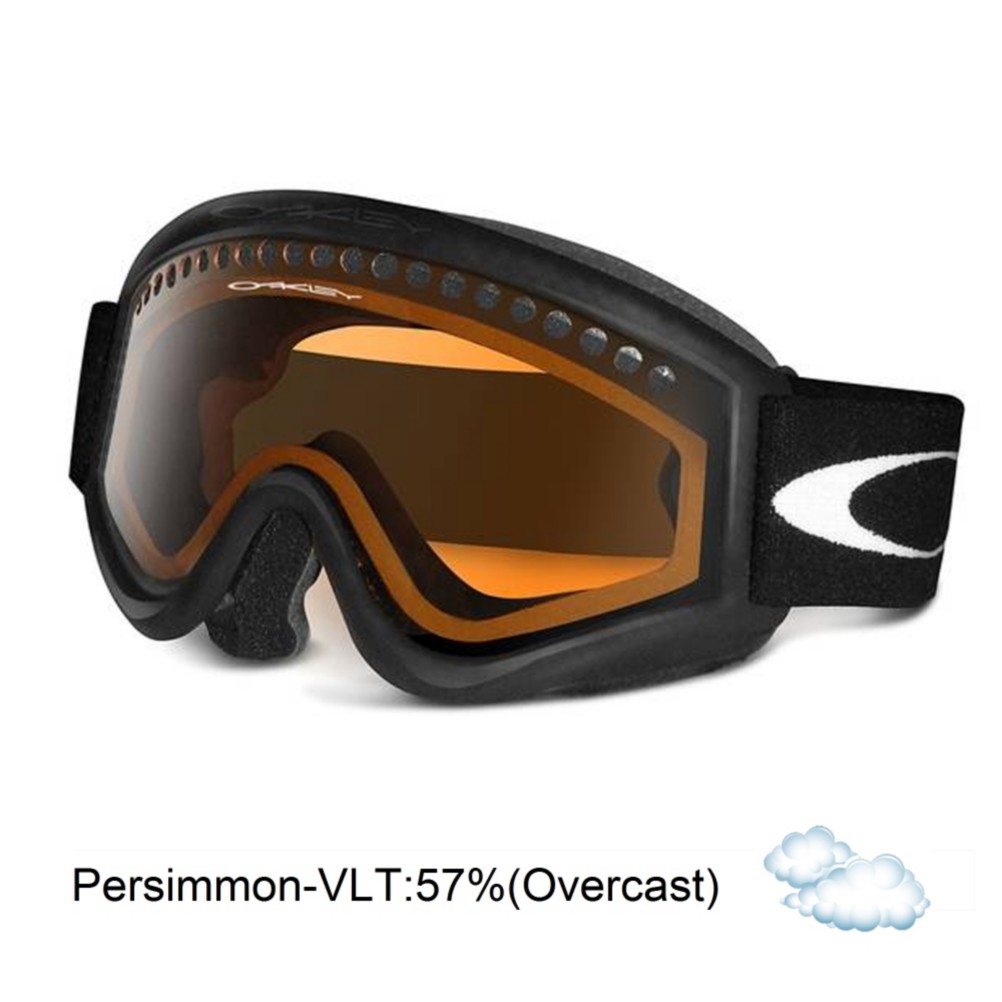 Oakley L Frame OTG Goggles 2013, Black-Persimmon, medium