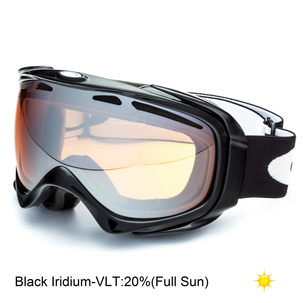 Oakley Elevate Womens Goggles 2014, Jet Black-Black Iridium, swatch