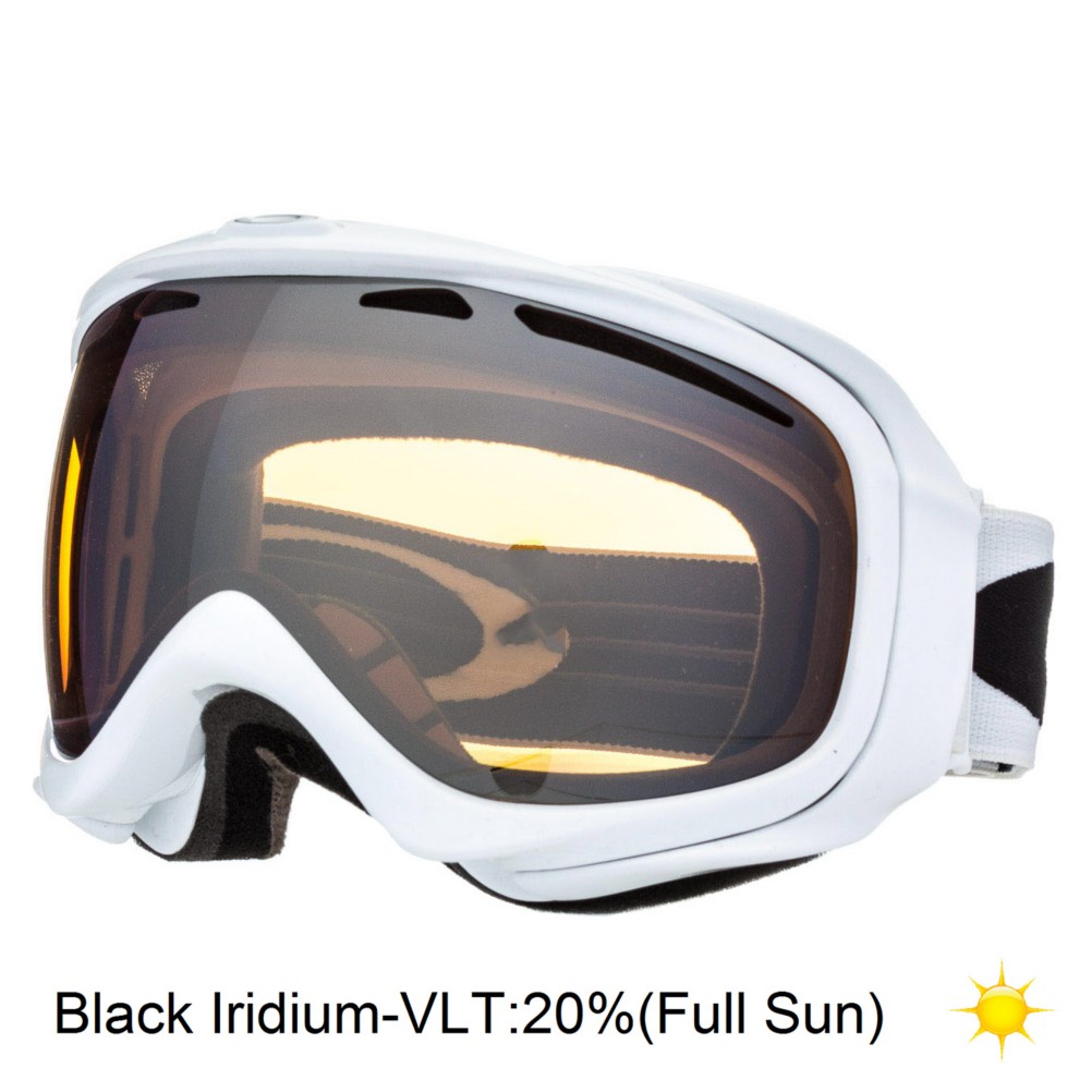 Oakley Elevate Womens Goggles 2013, Polished White-Black Iridium, swatch