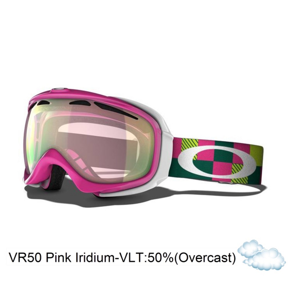 Oakley Elevate Womens Goggles 2013, Pink Digi Camo-Vr50 Pink Iridium, swatch