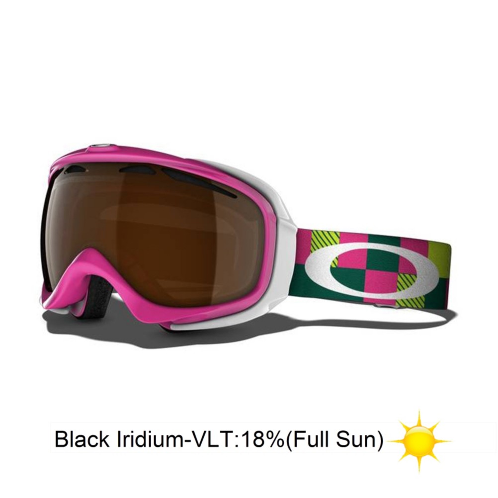 Oakley Elevate Womens Goggles 2013, Pink Digi Camo-Black Iridium, swatch