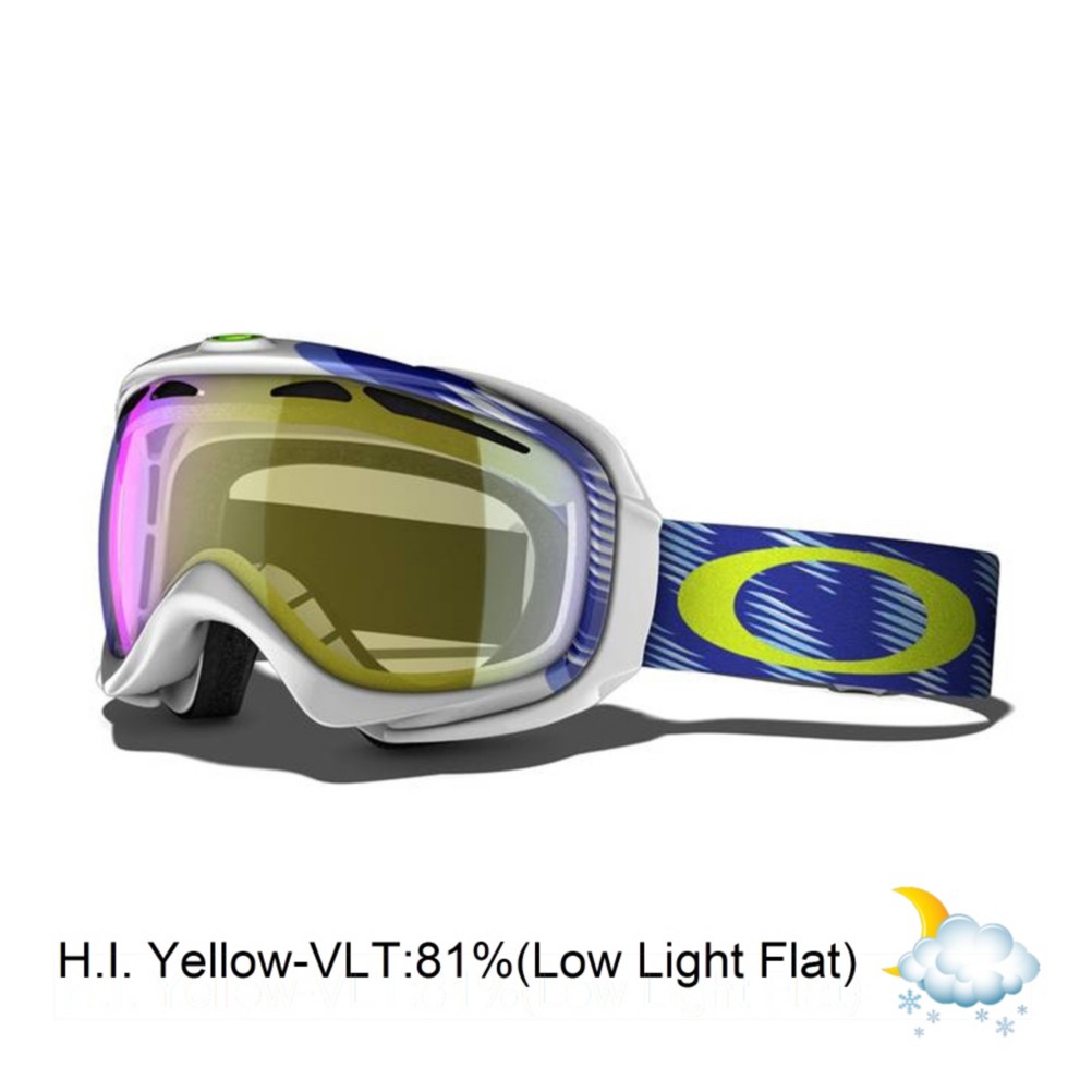 Oakley Elevate Womens Goggles 2013, Snotrac White Eclipse-H.i. Yellow, swatch