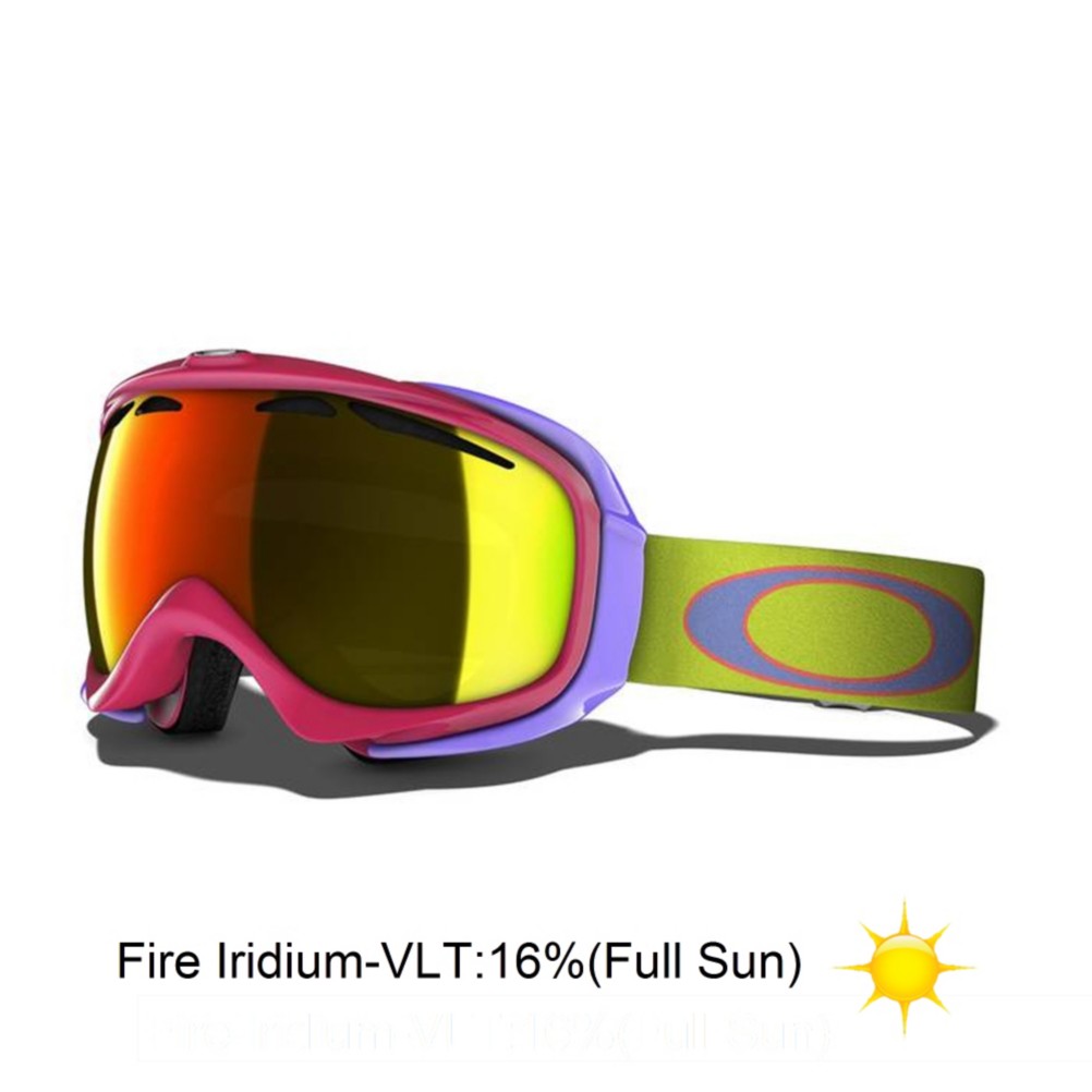 Oakley Elevate Womens Goggles 2013, Sunset-Fire Iridium, swatch