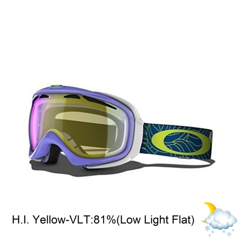Oakley Elevate Womens Goggles 2013, Dusk Plume-H.i. Yellow, swatch