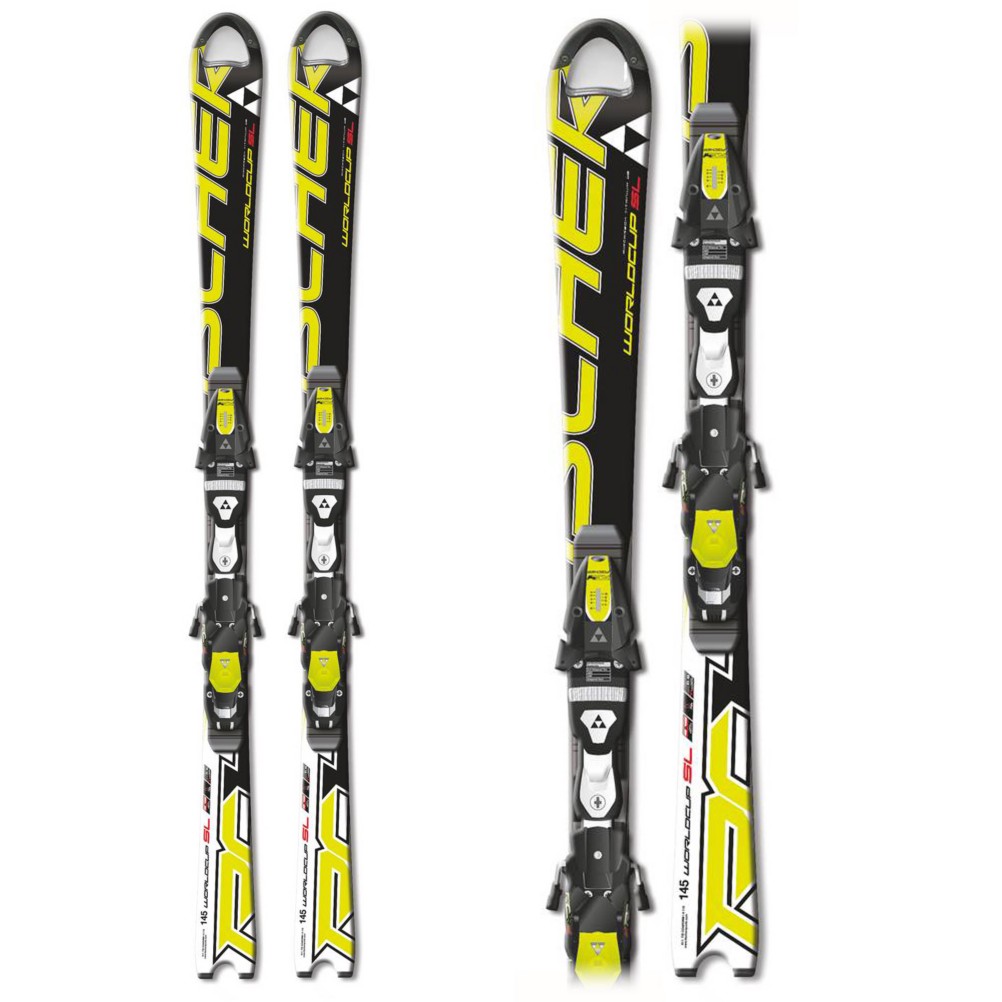 Fischer RC4 World Cup SL Junior Race Skis with RC4 Z11 Freeflex Bindings 2011