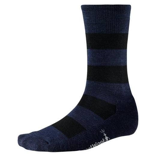 SmartWool Double Insignia Socks, Deep Navy Heather, swatch