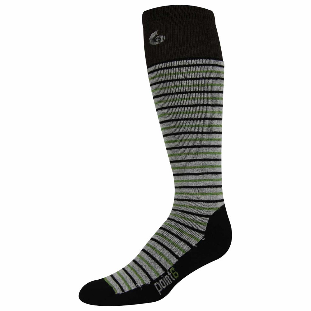 Point6 Stripe Medium Ski Socks by Point6