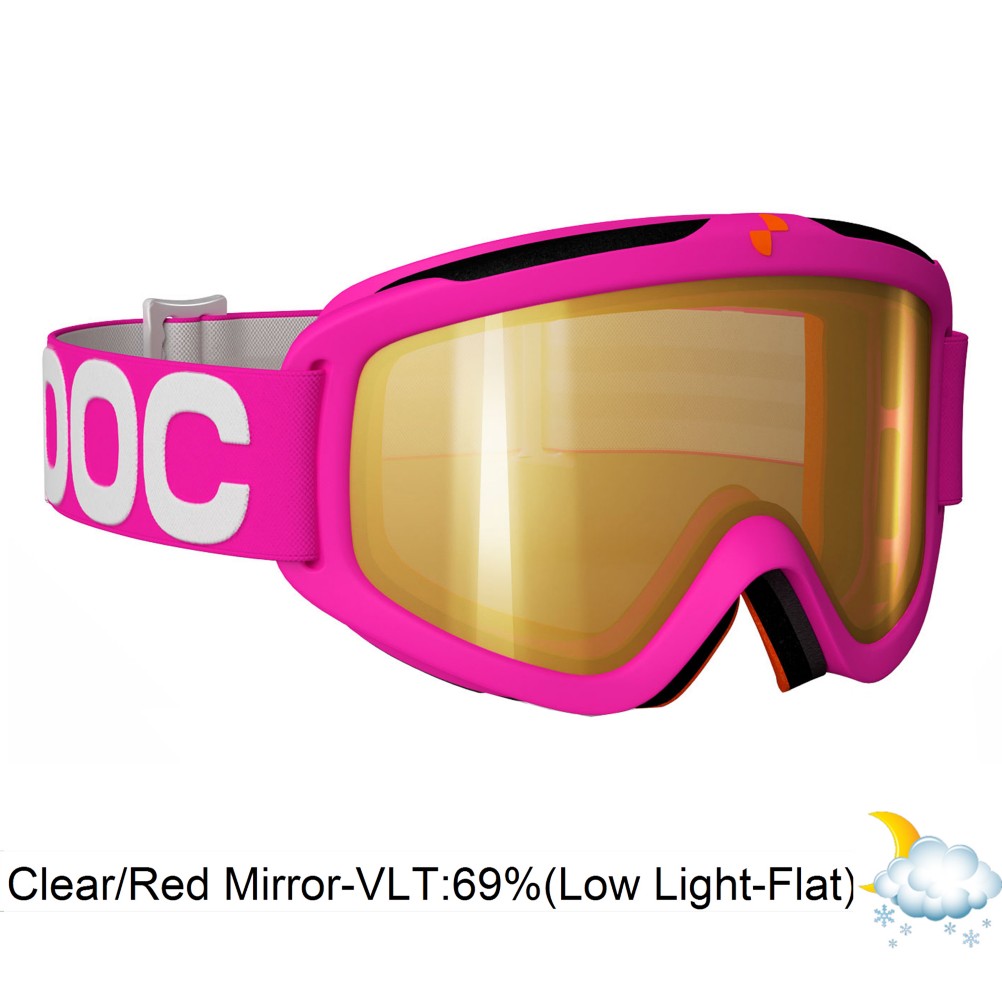 POC Iris X Small Goggles 2013, Pink-Clear Red Mirror, swatch