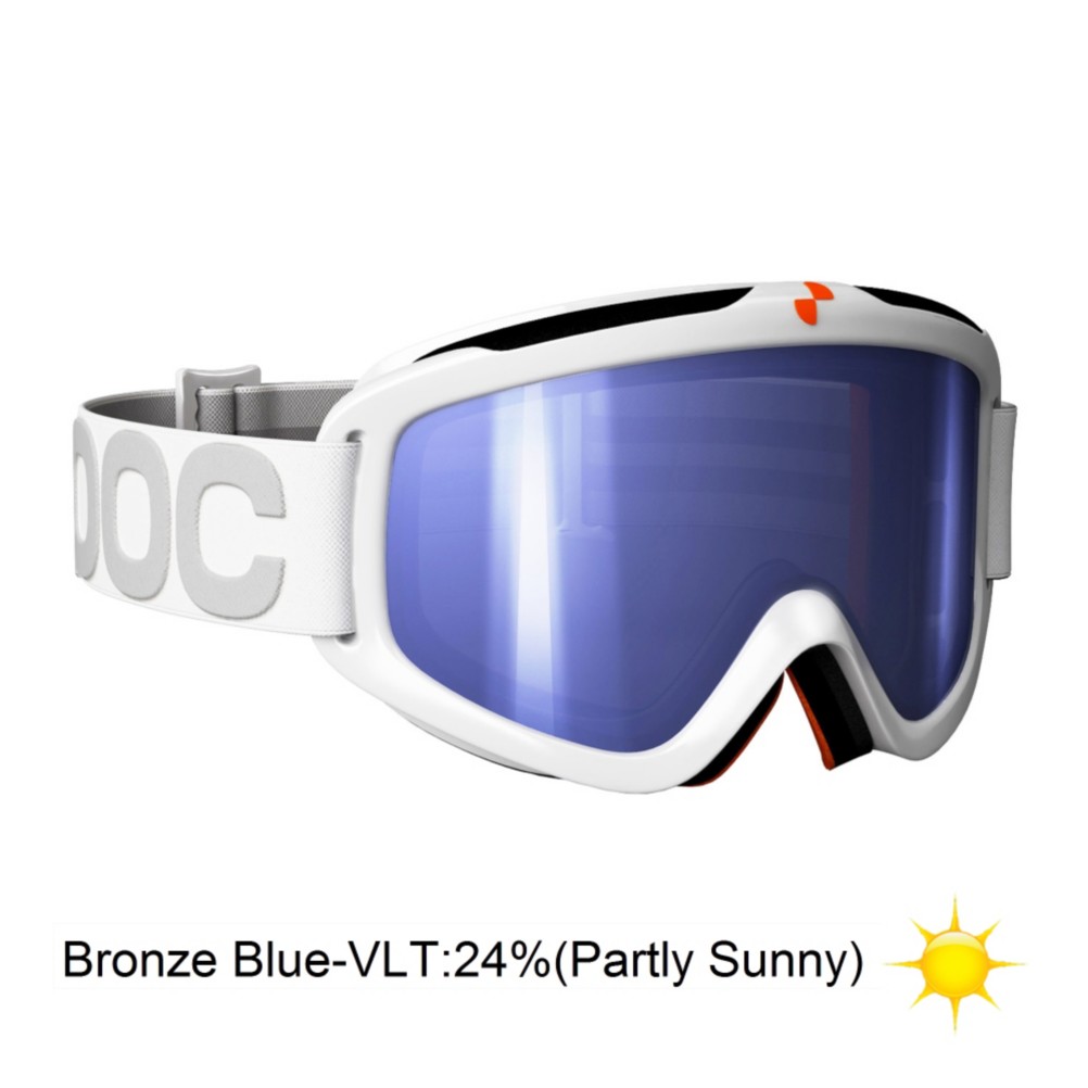 POC Iris X Small Goggles 2013, White-Bronze Blue Mirror, swatch