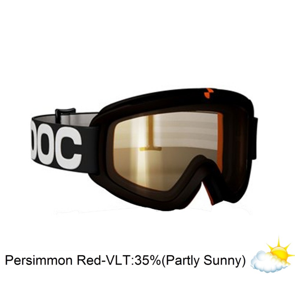 POC Iris X Small Goggles 2013, Black-Persimon Red Mirror, medium