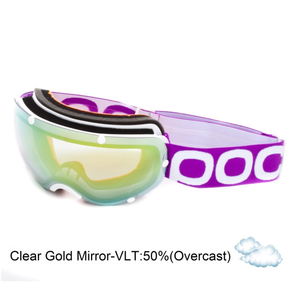 POC Lobes Goggles 2013, Purple-Clear Gold Mirror, swatch