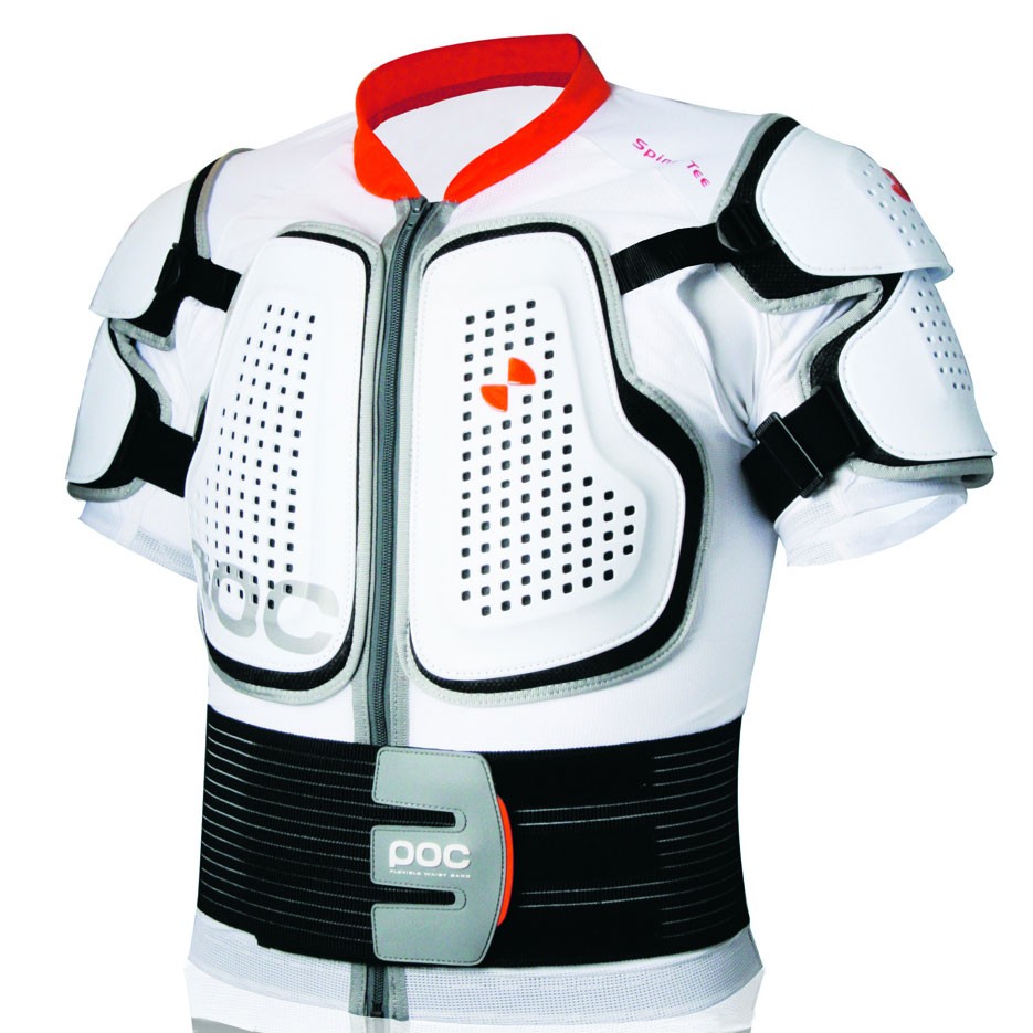 POC Spine VPD Tee - Adult 2013, White-Black, medium