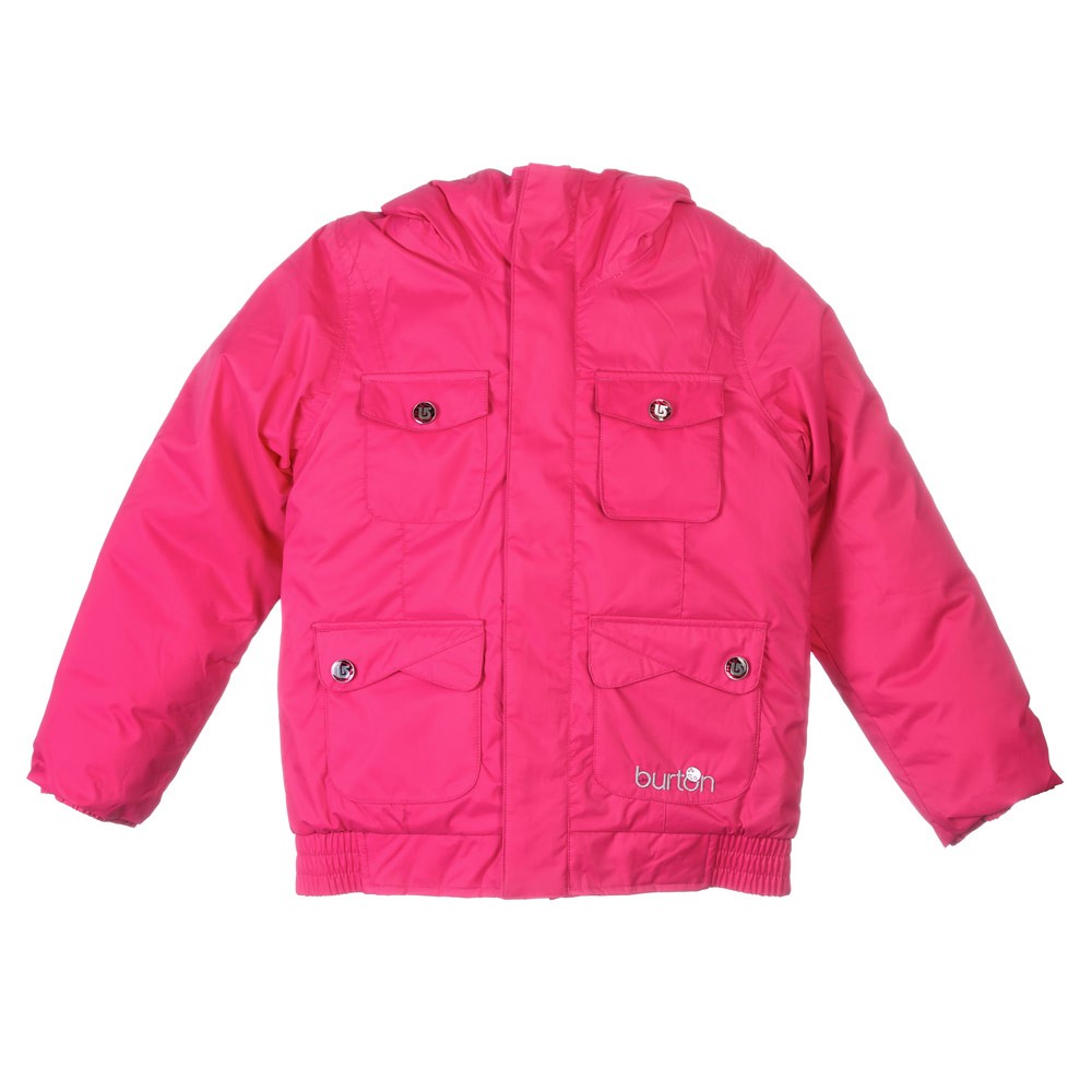 Burton Twist Bomber Girls Snowboard Jacket, Thinkin Pink, swatch