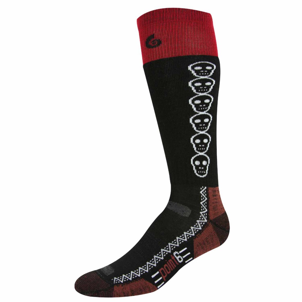 Point6 Snowboard Skulls Light Sock Mens 2011