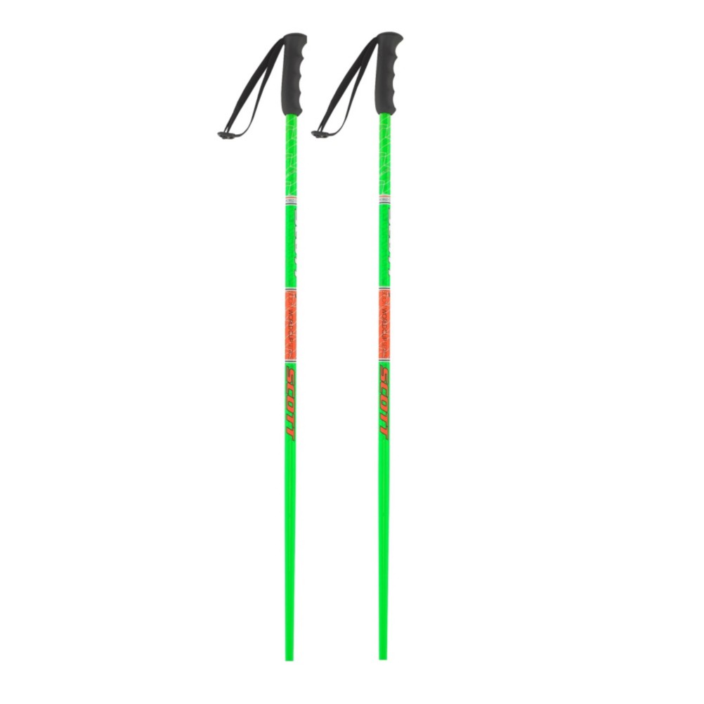 Scott Jr WC SL Race Ski Poles 2013, Green, medium