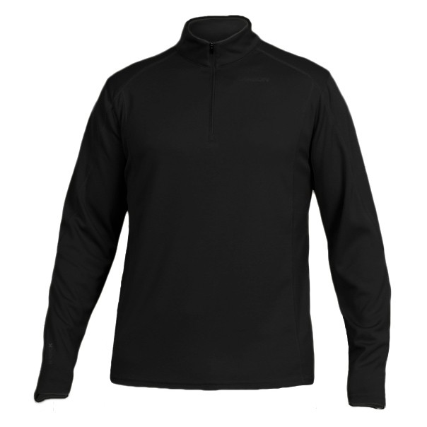 Karbon Fahrenheit Fleece Pullover Mens Mid Layer, Black, swatch