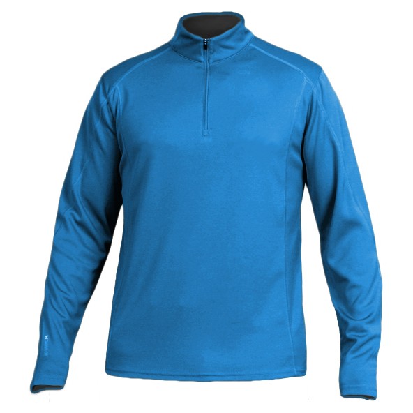 Karbon Fahrenheit Fleece Pullover Mens Mid Layer, Glacier Blue, medium
