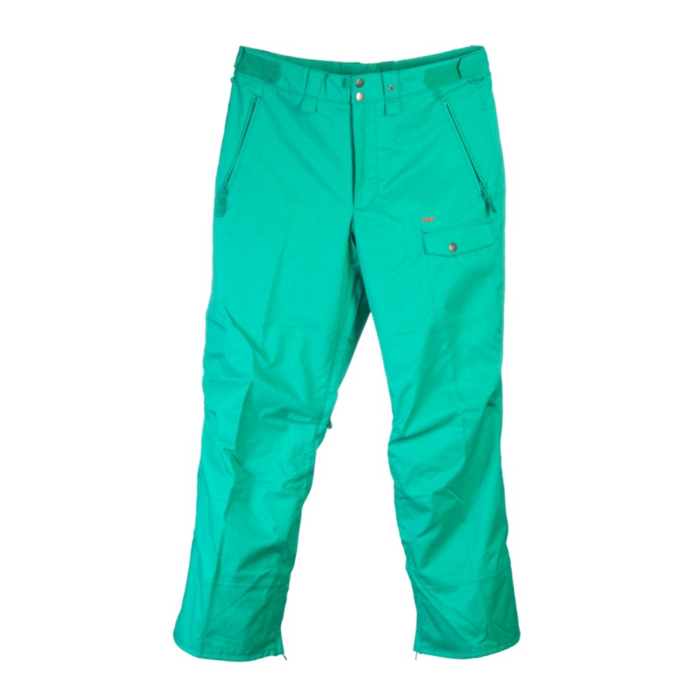 Foursquare Yeung Mens Snowboard Pants, Emerald, medium