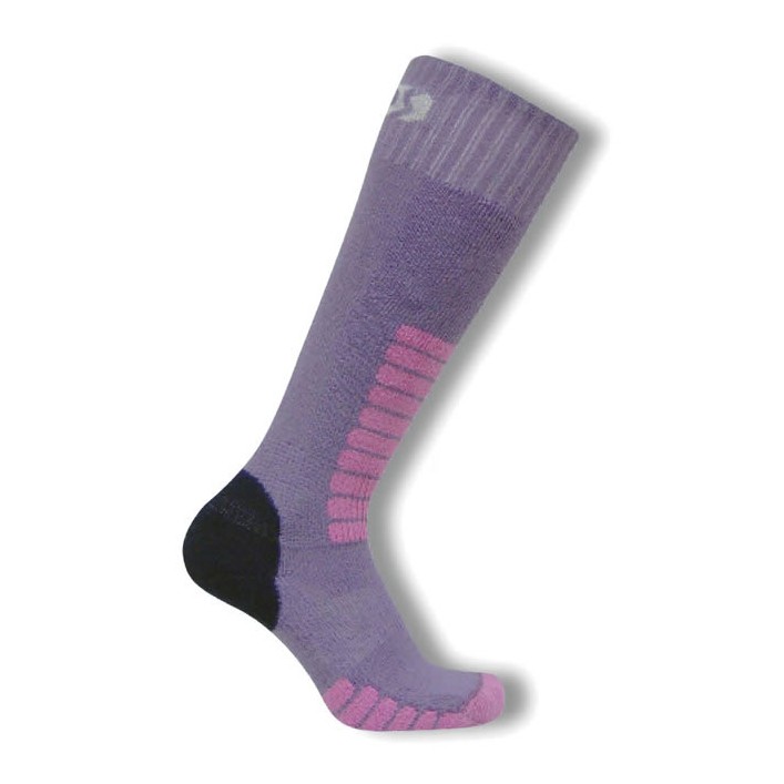 Euro Sock Supreme Girls Ski Socks, Lilac, medium