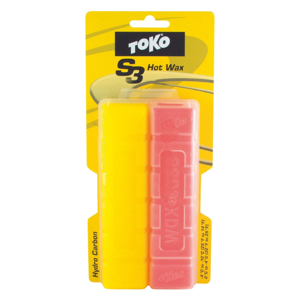 Toko System 3 Yellow/Red Hydrocarbon Wax - 120 Grams
