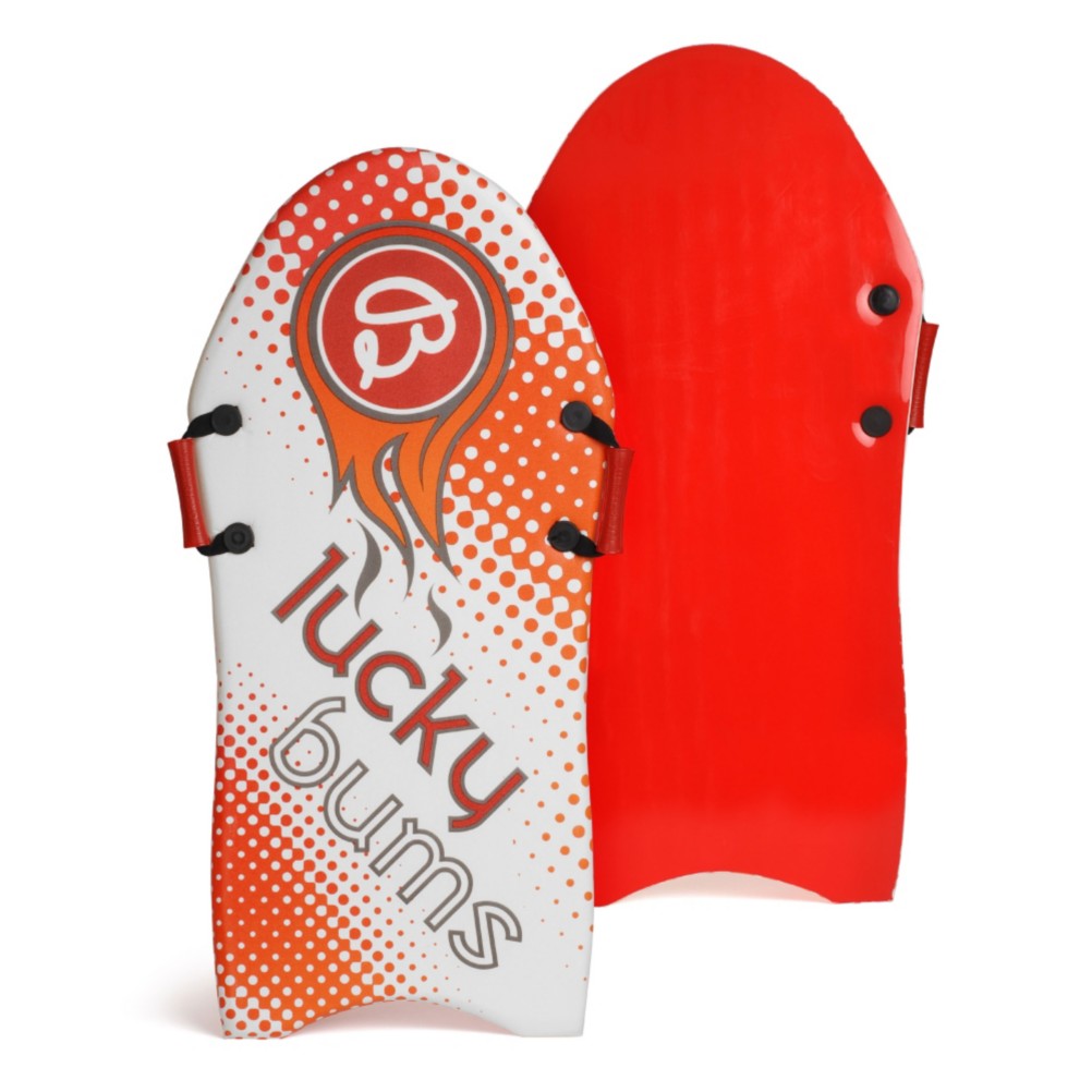 Lucky Bums Snow Kids 42in Foam Sled, Red Graphic, medium