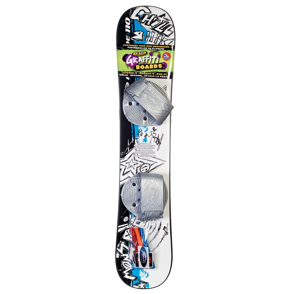 Emsco Freeride Graffiti Plastic Snowboard, , medium