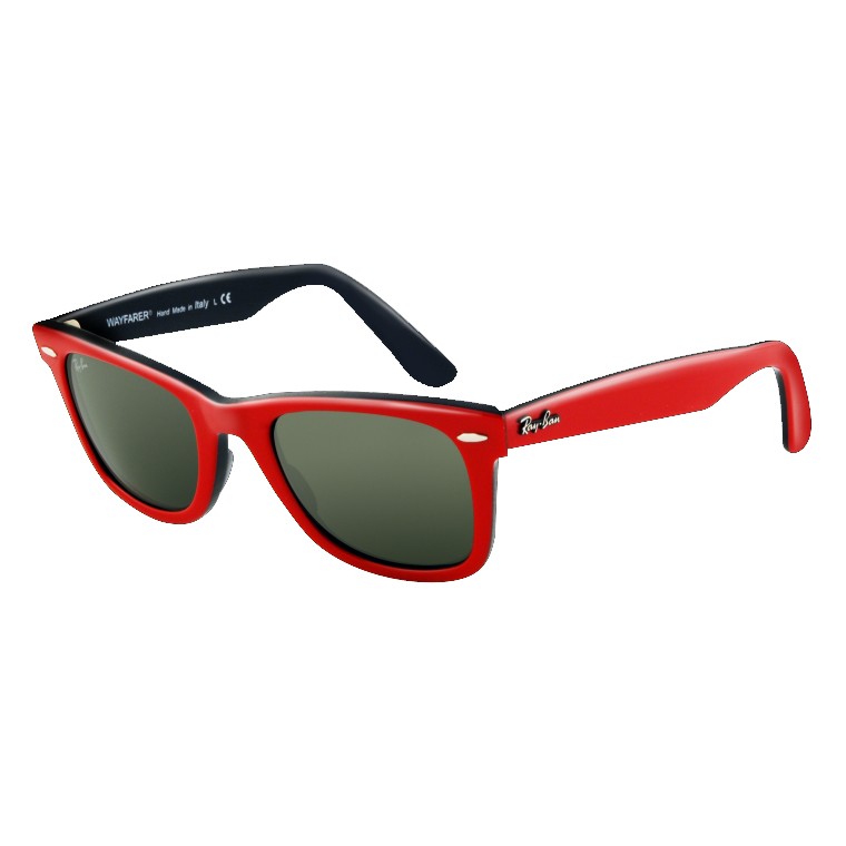 Ray-Ban Original Wayfarer Sunglasses, Red, medium