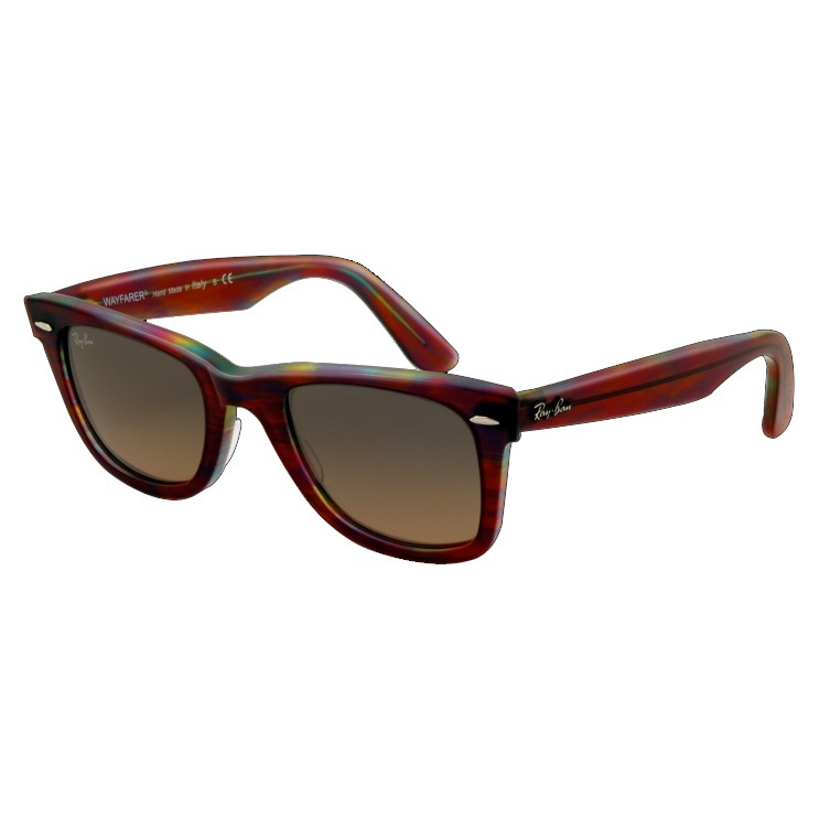 Ray-Ban Original Wayfarer Sunglasses, Top Violet TR on Striped Yellow, swatch