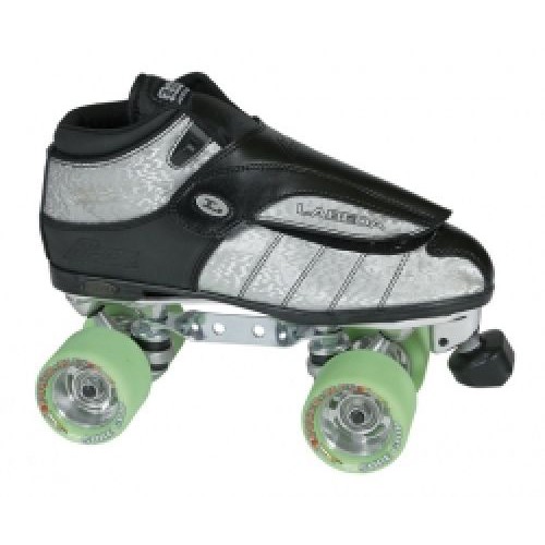 Labeda G-80 XK4 Doubler Power Plus Silver Speed Roller Skates, Silver, medium