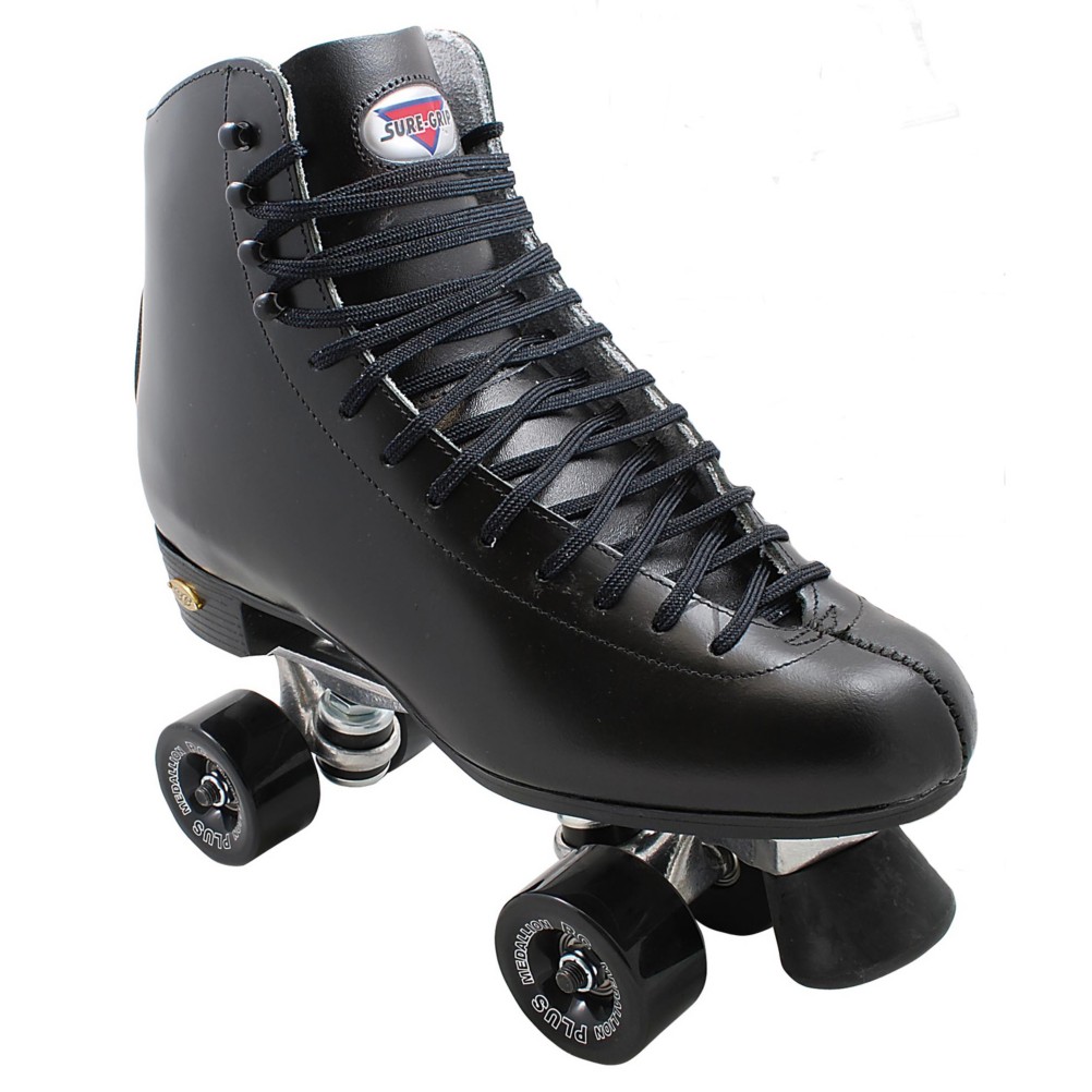 Sure Grip International 73 Super X Medallion Plus Artistic Roller Skates 2013, Black, medium