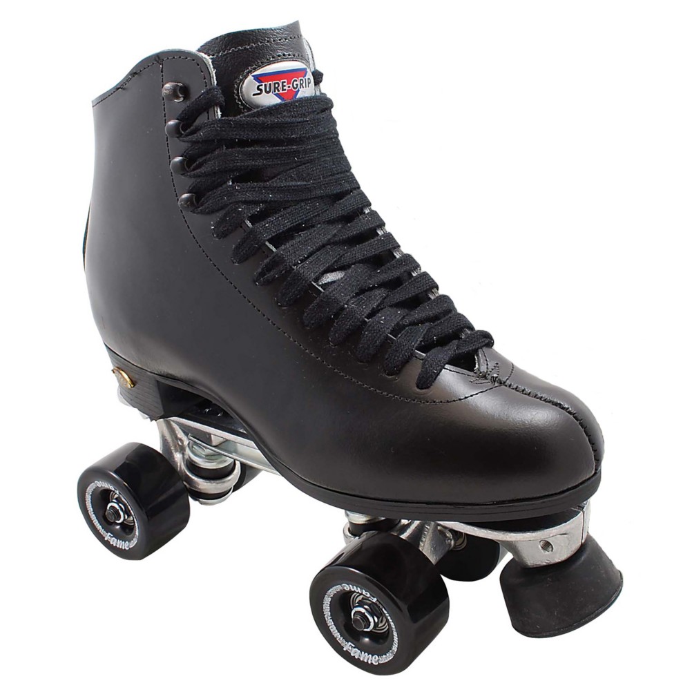 Sure Grip International 73 Competitor Fame Artistic Roller Skates 2013, Black, medium