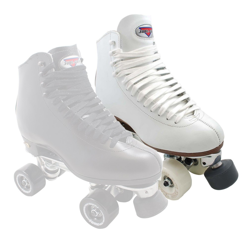 Sure Grip International 73 Classic Elite Womens Artistic Roller Skates 2013, White, medium
