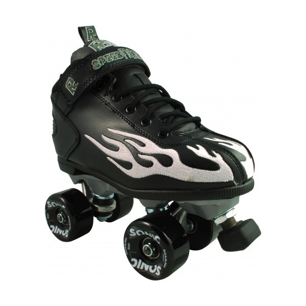 Rock  Sonic Outdoor Roller Skates 2013, Black-Ghost Flame, swatch
