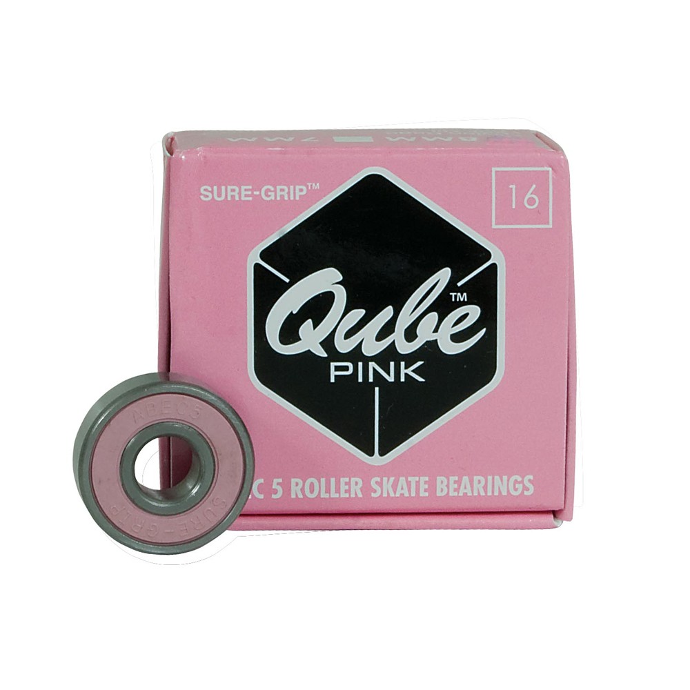 Sure Grip International QUBE Pink Skate Bearings 2013, , medium