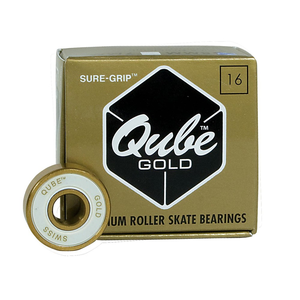 Sure Grip International QUBE Gold Swiss Skate Bearings 2013, , medium