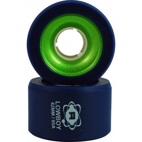 Atom Lowboy Roller Skate Wheels - 8 Pack 2013, Blue, medium