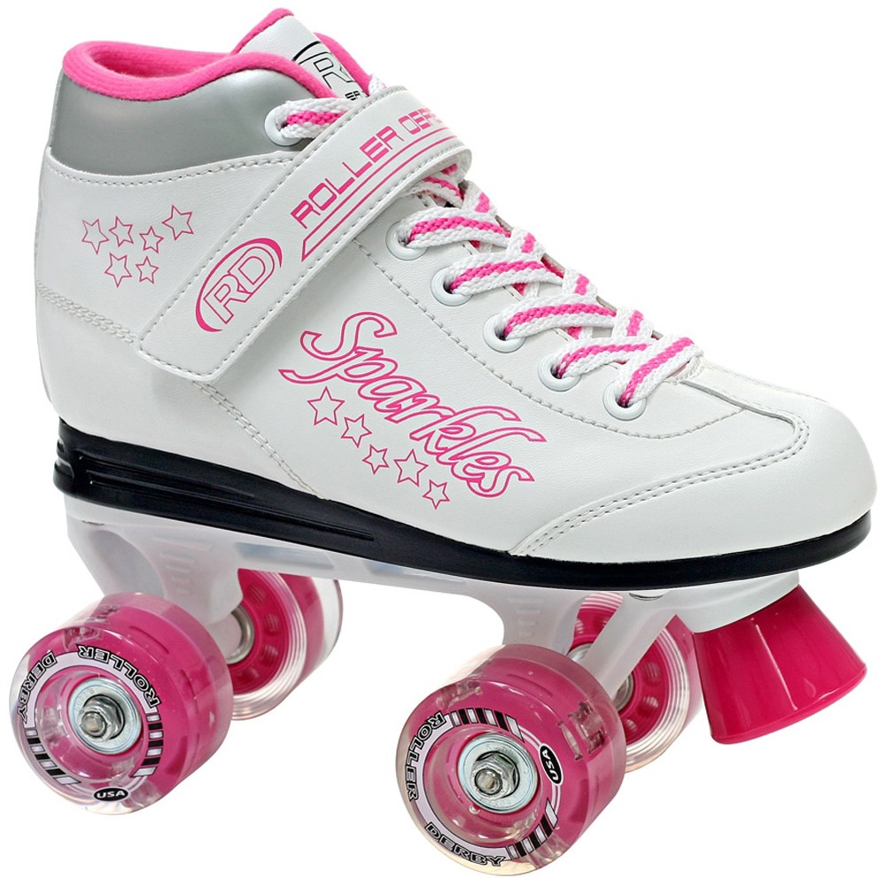 Roller Derby Sparkle Lighted Wheel Girls Outdoor Roller Skates 2013, , medium