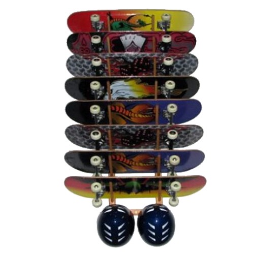 Del Sol Racks Skateboard Rack 8 Space Angle 2012