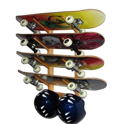 Del Sol Racks Skateboard Rack 4 Space Angle 2011