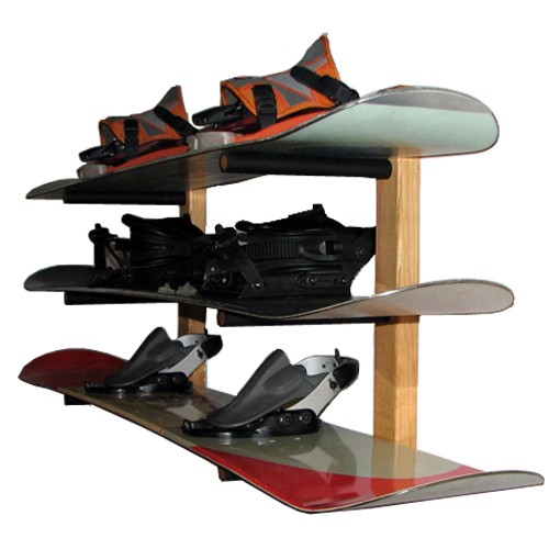 Del Sol Racks Snowboard Rack 3 Space Level