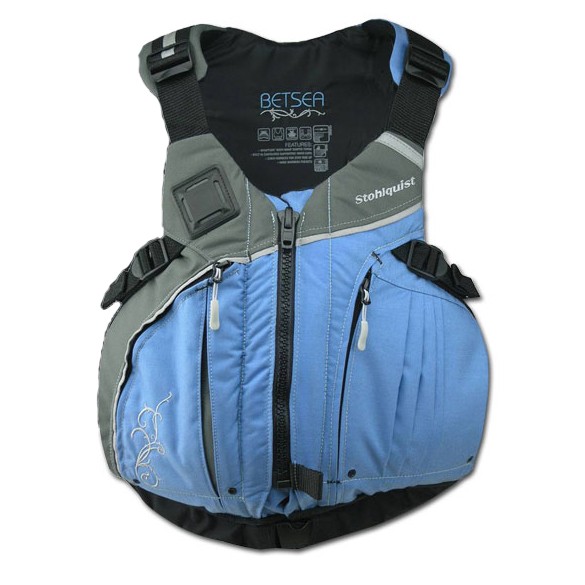 Stohlquist Betsea Womens Kayak Life Jacket 2013, Powder Blue, swatch