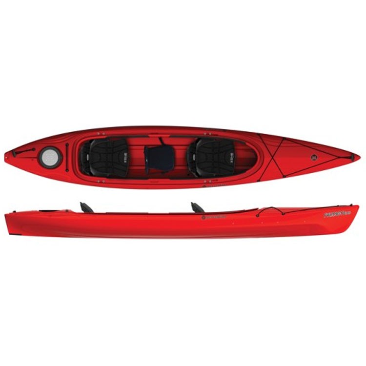 Perception Prodigy II 14.5 Tandem Kayak 2013, Red, swatch