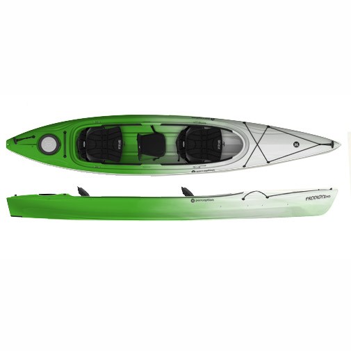 Perception Prodigy II 14.5 Tandem Kayak 2013, Lime-White, medium