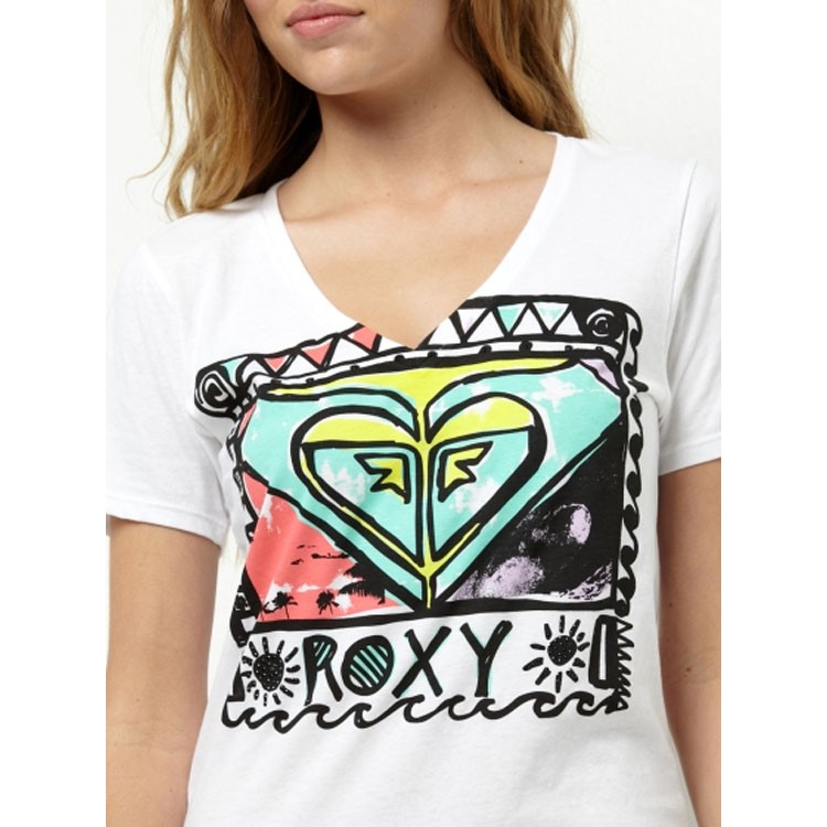Roxy Like Totally V-Neck Womens T-Shirt 2011