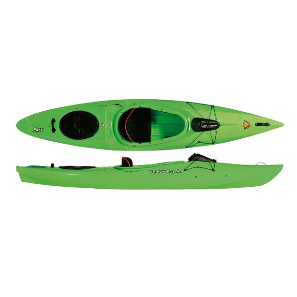 Venture Kayaks Flex 11 Recreational Kayak 2013, Eco Green, medium